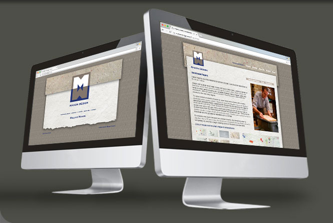 Website design and development for Mahon Design - artist, jeweler, and diplay designer.